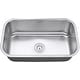 preview thumbnail 9 of 9, Ruvati 30-inch Undermount 16 Gauge Stainless Steel Kitchen Sink Single Bowl - RVM4250 - 30″ x 18-1/8″