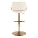 preview thumbnail 144 of 144, Silver Orchid Svellingen Adjustable Bar Stool with Rounded T Footrest - Set of 2