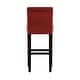 preview thumbnail 14 of 13, Bennett Red Faux Leather High Back Bar Stools (Set of 2) by iNSPIRE Q Bold