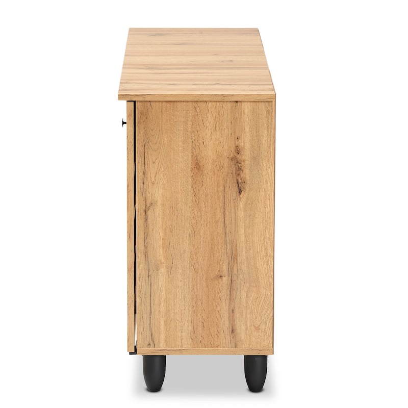 Gisela Modern and Contemporary 3-Door Shoe Storage Wood Cabinet