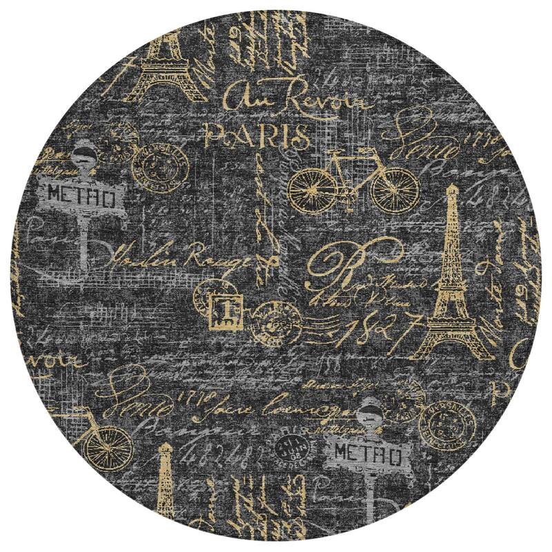 Machine Washable Indoor/ Outdoor Paris Chic Chantille Rug
