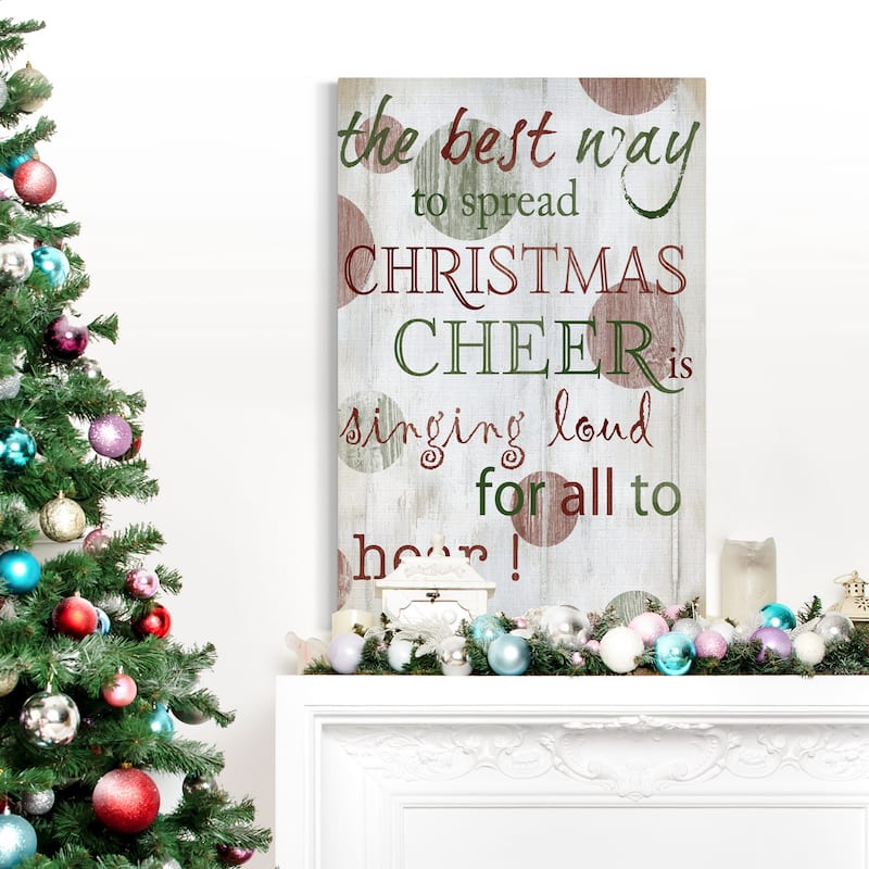 Christmas Cheer -Premium Gallery Wrapped Canvas - Ready to Hang