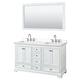 Option White, Chrome Trim, White Quartz Top