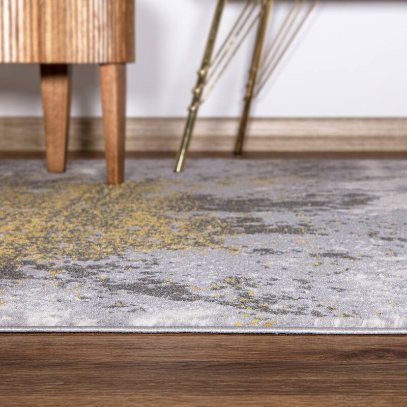 World Rug Gallery Contemporary Modern Abstract Area Rug