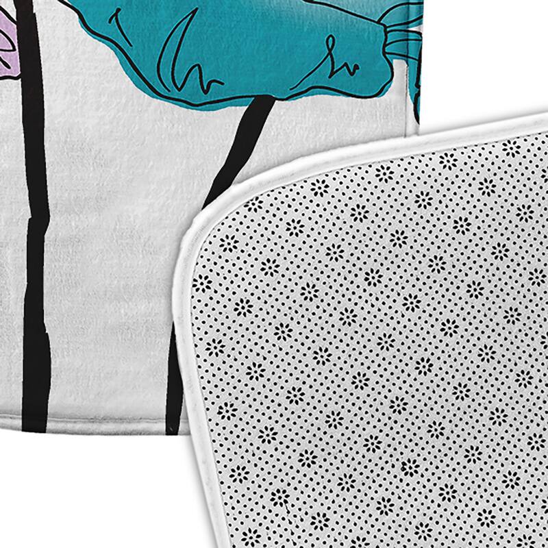 Popping Poppies Bathmat