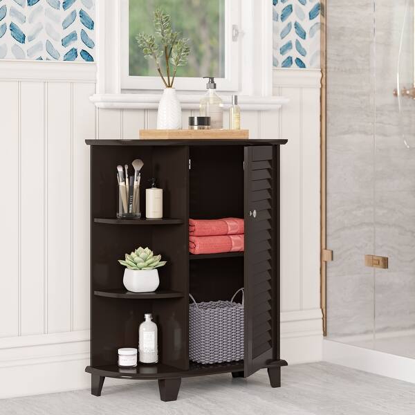 Shop Riverridge Ellsworth Cabinet With Side Shelves Overstock 8316269 Taupe