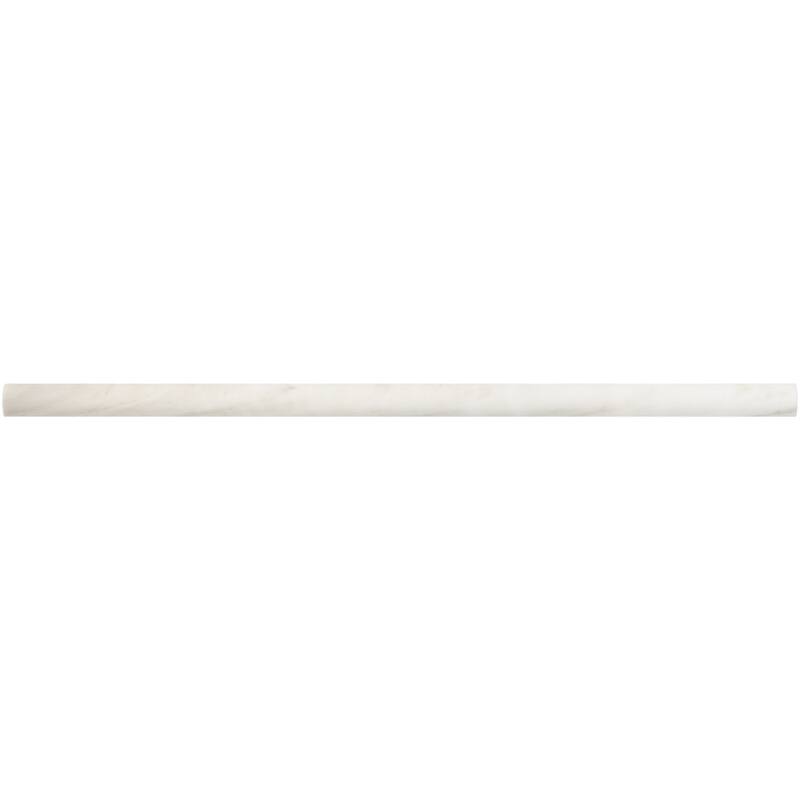 Daltile Pietra Divina 1/2" x 12" Marble Natural Stone Jolly Trim in Honed (Sold By The Piece)