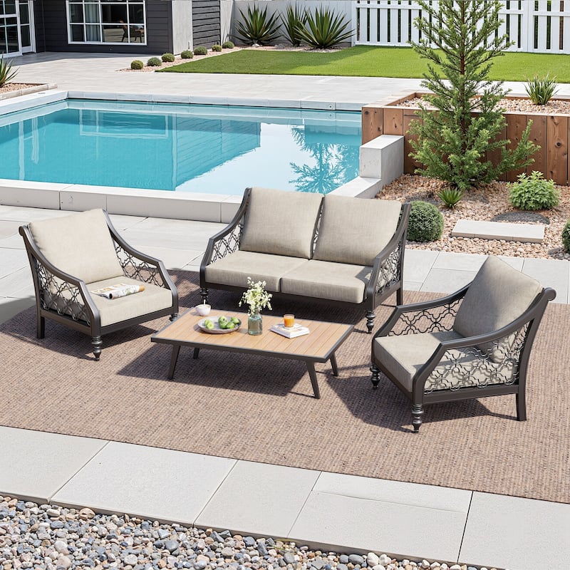 Crestlive Products Outdoor Deep Seat Cushion Chair Set