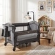preview thumbnail 5 of 10, Costway 4-in-1 Adjustable Baby Bedside Sleeper with Bassinet Mattress - as pic shows - See Details