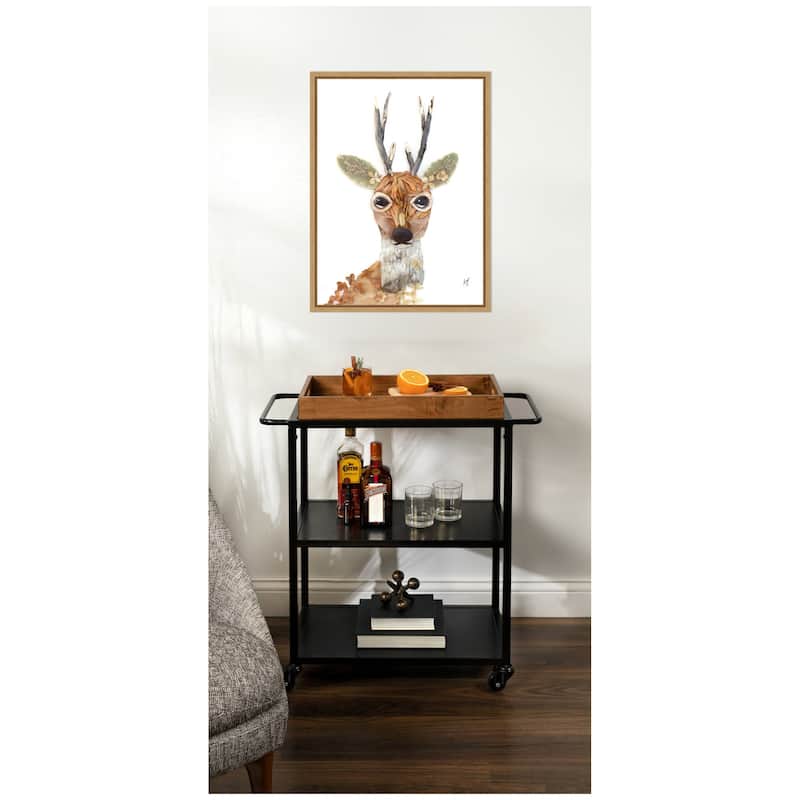 Kate and Laurel Buck by Madeline Jeppesen Framed Canvas Wall Art Print