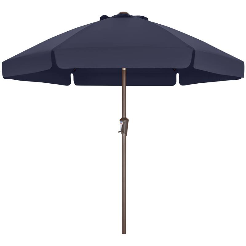 ABCCANOPY 7.5FT Outdoor Patio Table Market Umbrella for Garden - Navy Blue