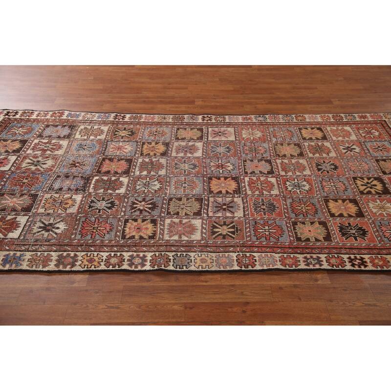 Vegetable Dye Bakhtiari Persian Antique Area Rug Handmade Wool Carpet - 4'6"x 9'3"