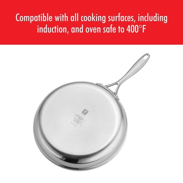 ZWILLING Clad CFX Stainless Steel Ceramic Nonstick Fry Pan Bed Bath