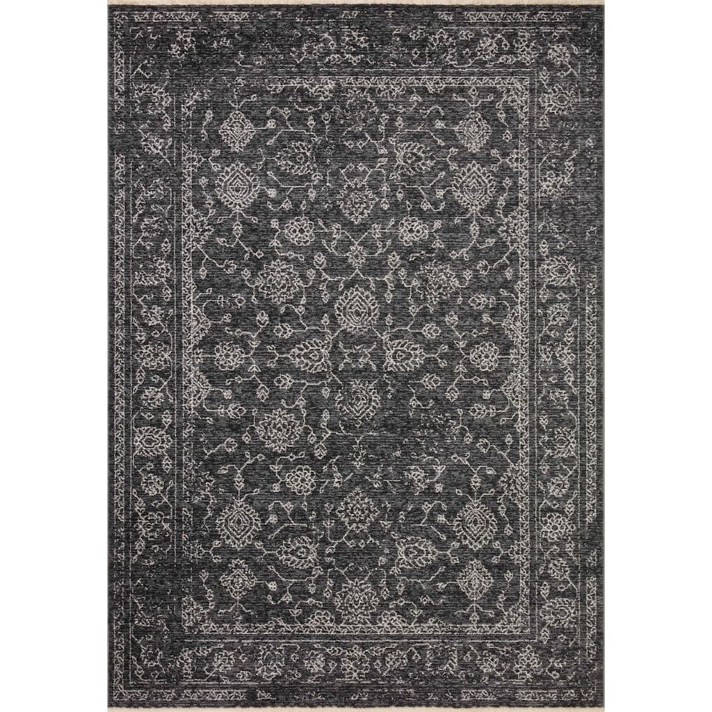 Alexander Home Rain Transitional Botanical Area Rug