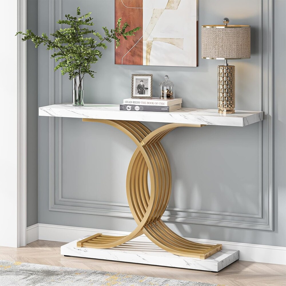 Carbon loft glenn narrow metal console table deals