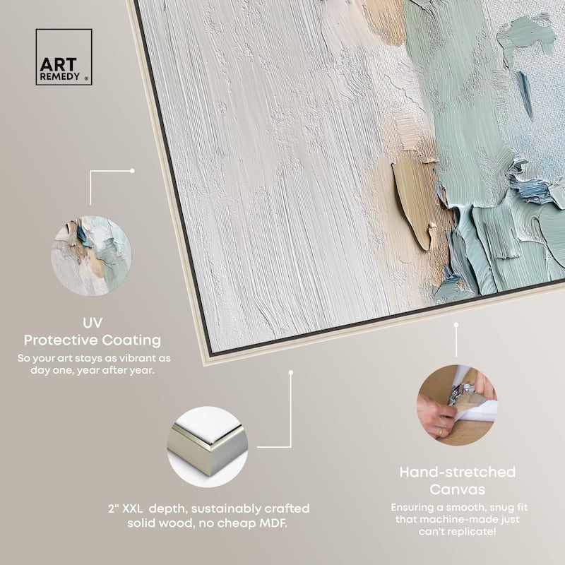 Impasto Intervals III Canvas by Art Remedy