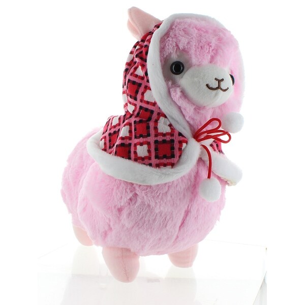 giant stuffed pink llama
