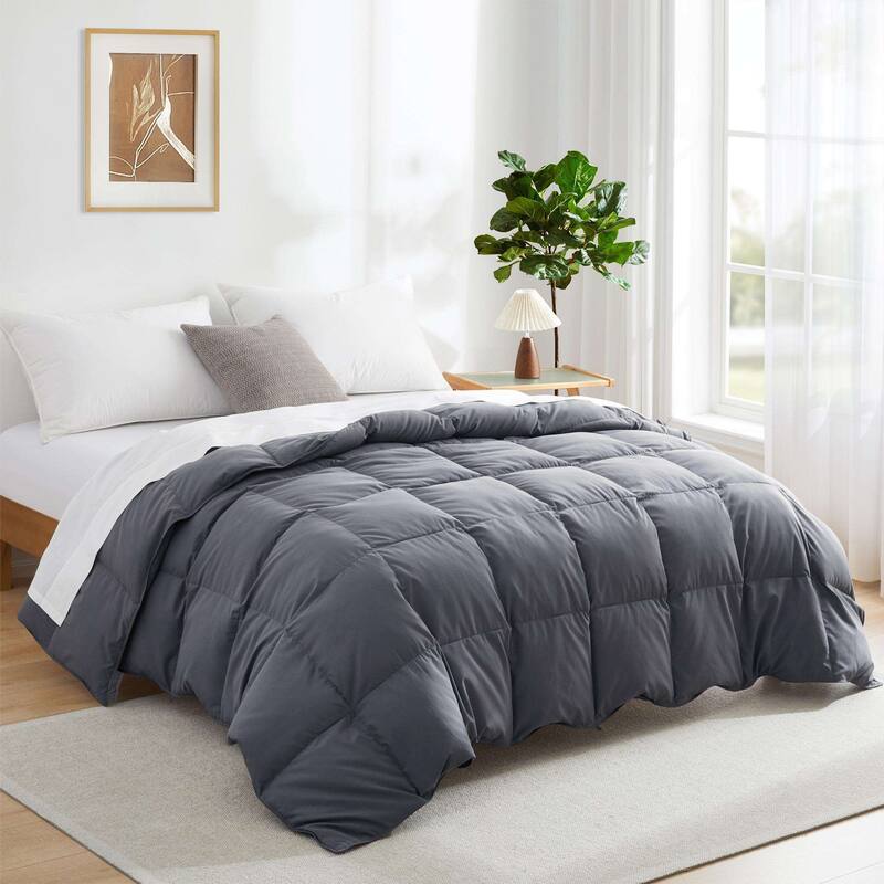 Lightweight Premium White Goose Down Comforter Duvet Insert for Summer