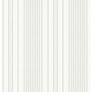 A-Street Prints Navarres Stripe Light Green Faux Linen Wallpaper