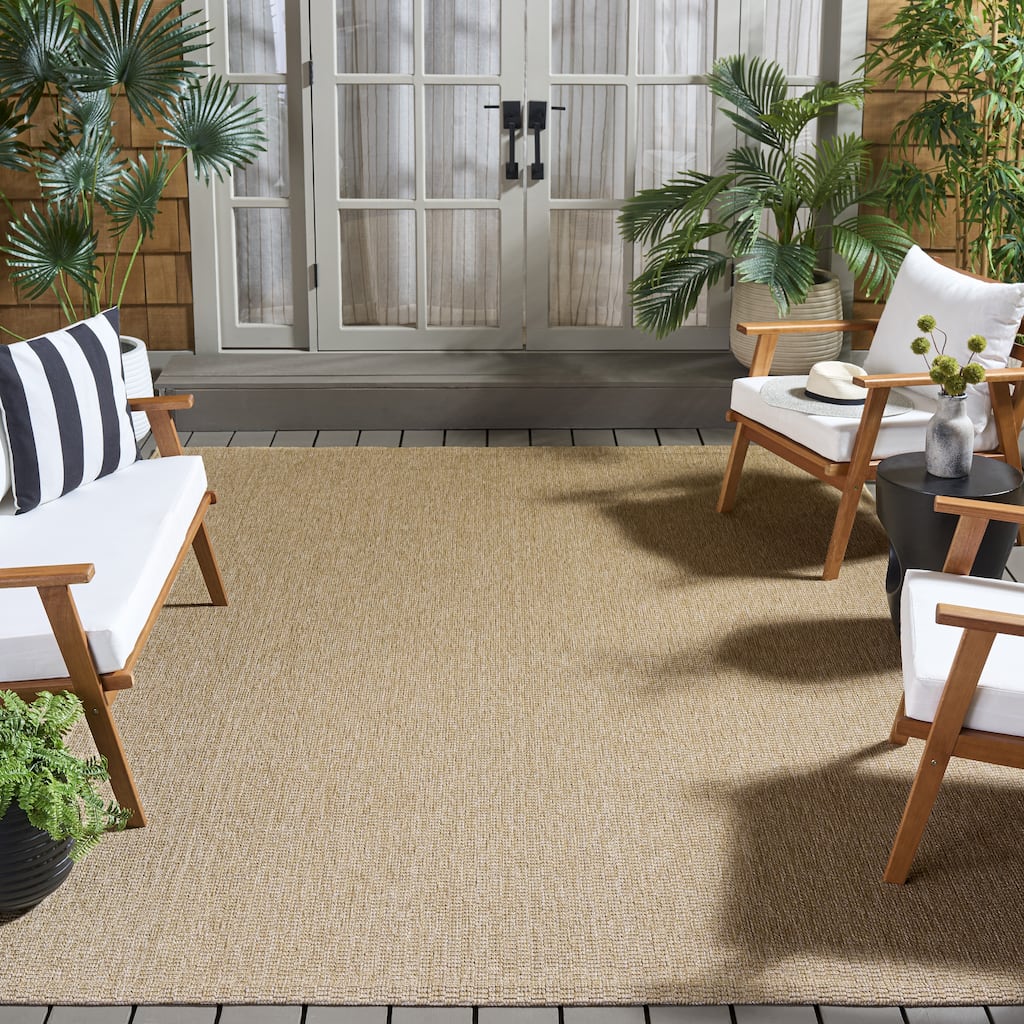SAFAVIEH Sisal All-Weather Tressa Transitional Indoor/Outdoor Rug