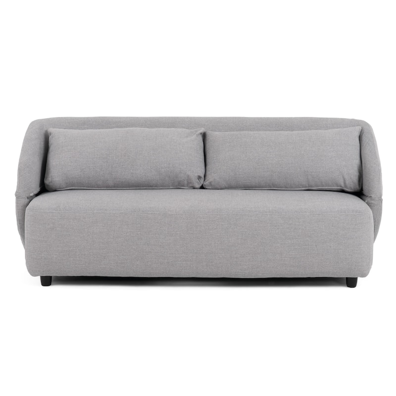 Divani Casa Lerner Modern Light Grey Fabric Sofa Bed