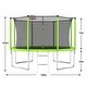 preview thumbnail 18 of 16, 12ft Round Outdoor Trampoline with Safety Enclosure and Basketball Hoop