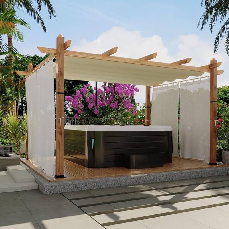 10×13 FT Heavy Duty Outdoor Pergola Gazebo for Patio, Backyard & Poolside - 10x13