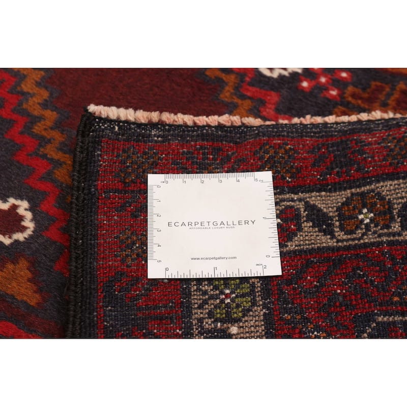Teimani Red Rug 4'2" x 7'6" - 4'2 x 7'6