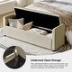 preview thumbnail 3 of 69, Franco Modern Upholstered Storage Bench with Two Throw Pillows and Thick Padded Cushion
