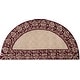 preview thumbnail 117 of 141, SAFAVIEH Handmade Total Performance Jamilah Oriental Trellis Rug 2' x 4' Half-Moon - Ivory/Maroon - Novelty