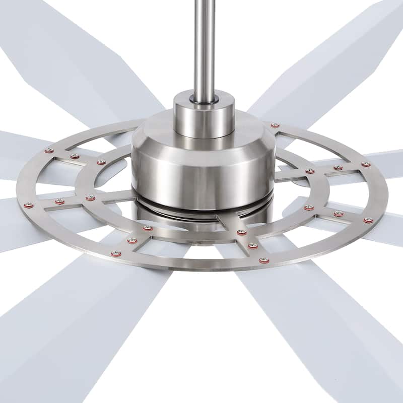 MLiAN 60/72 inch 8 Blades Indoor LED Ceiling Fan with Remote control