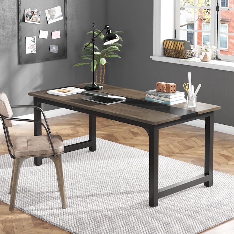 6FT Modern Conference Table for Office, Meeting Table for 4-6 - 63" L x 31.5" W x 29.13" H