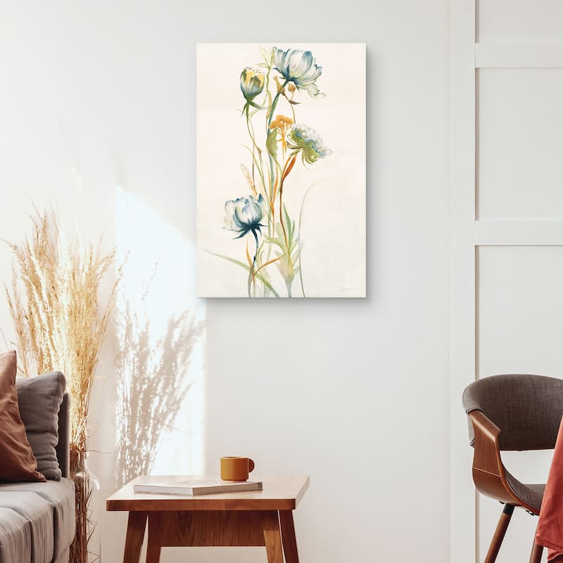 Late Summer Wildflowers I by Liz Jardine Canvas Art Print