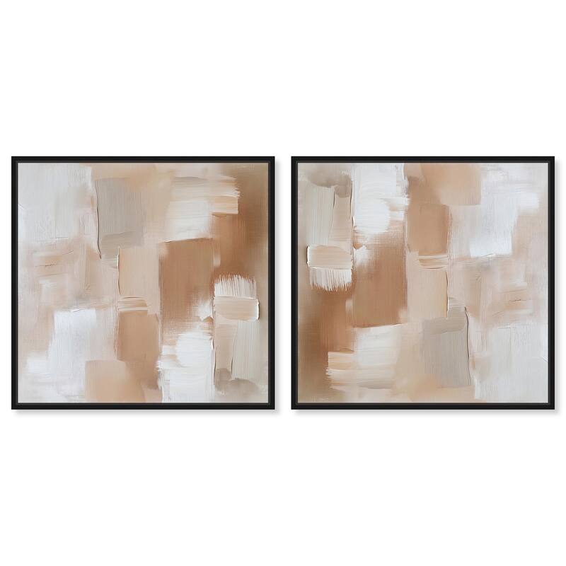 Moonlit Gold II Canvas by Art Remedy - 30" x 30" - Black