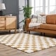 preview thumbnail 13 of 12, Hauteloom Atira Living Room, Bedroom Area Rug - Contemporary - Plush Pile - Light Gray,Cream - 7'10" x 10'3"