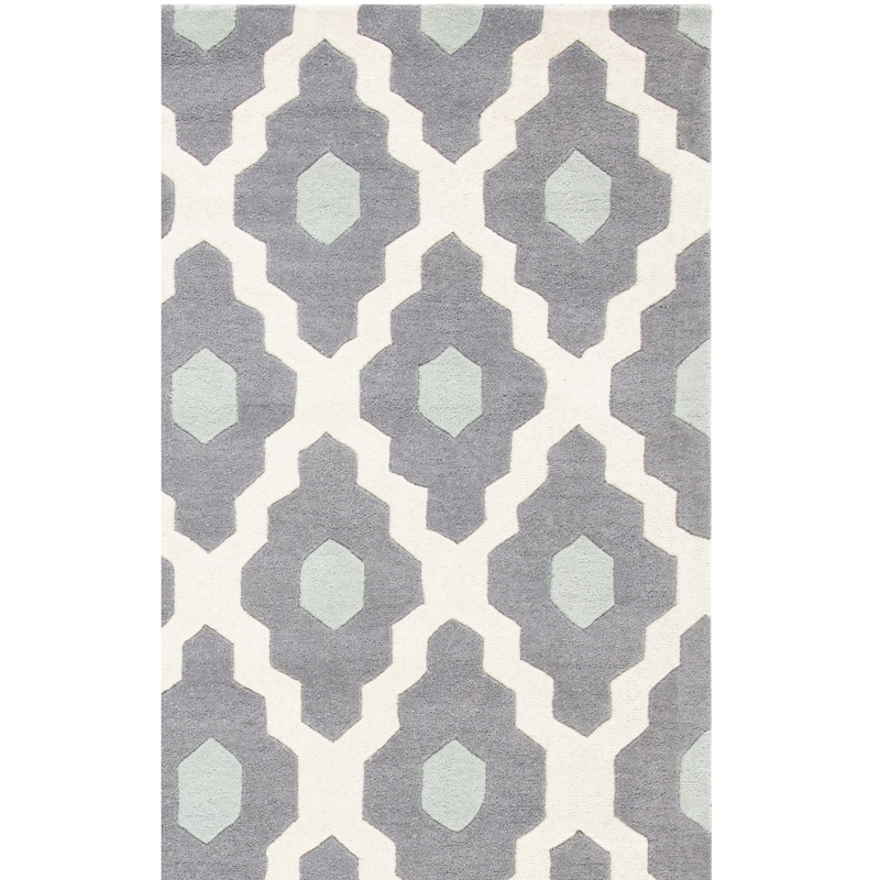 SAFAVIEH Handmade Chatham Sutapa Modern Moroccan Wool Rug