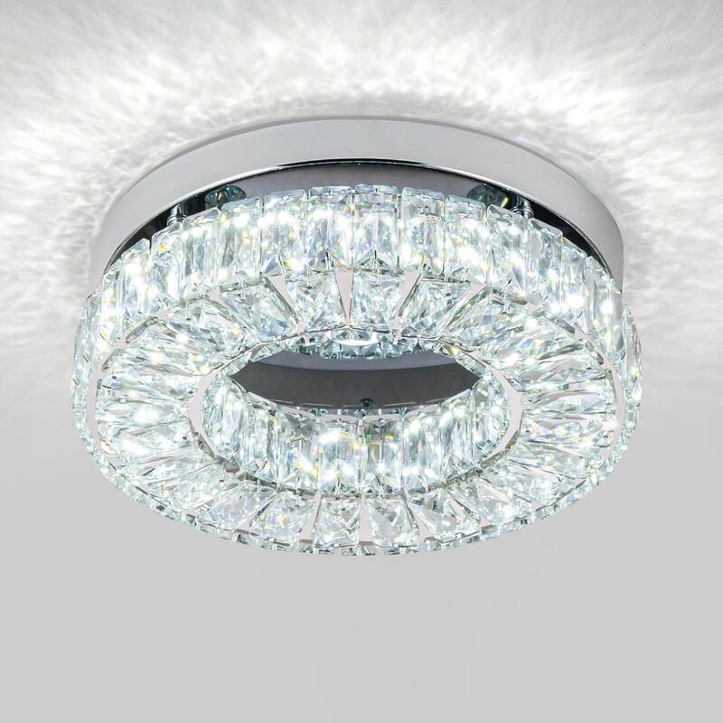 11.8 led ceiling light silver mount light metal chandelier light