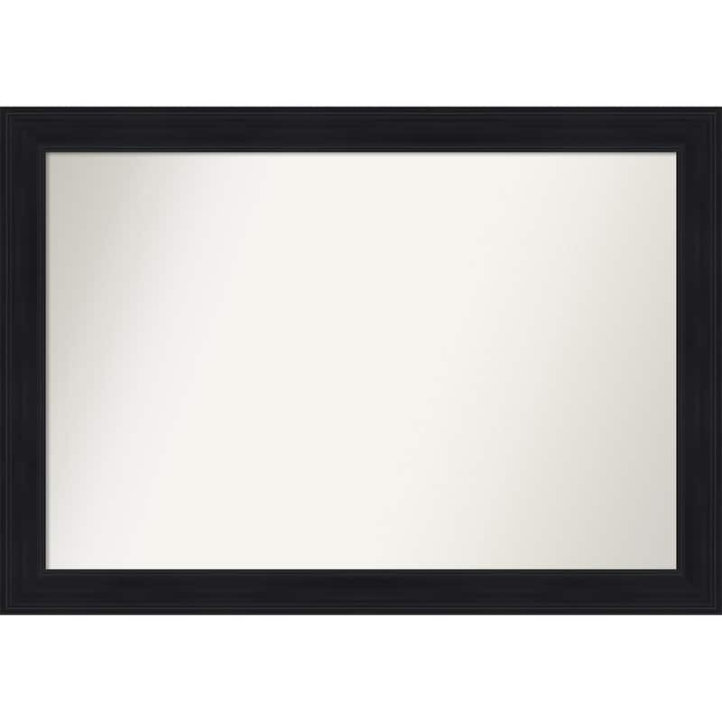 Abbey Black Non-Beveled Framed Wall Mirror - Abbey Black