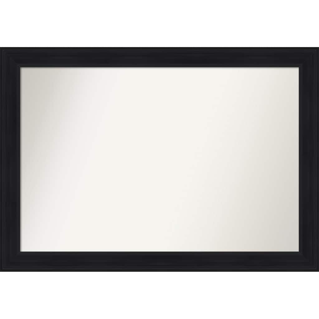 Abbey Black Non-Beveled Framed Wall Mirror - Abbey Black