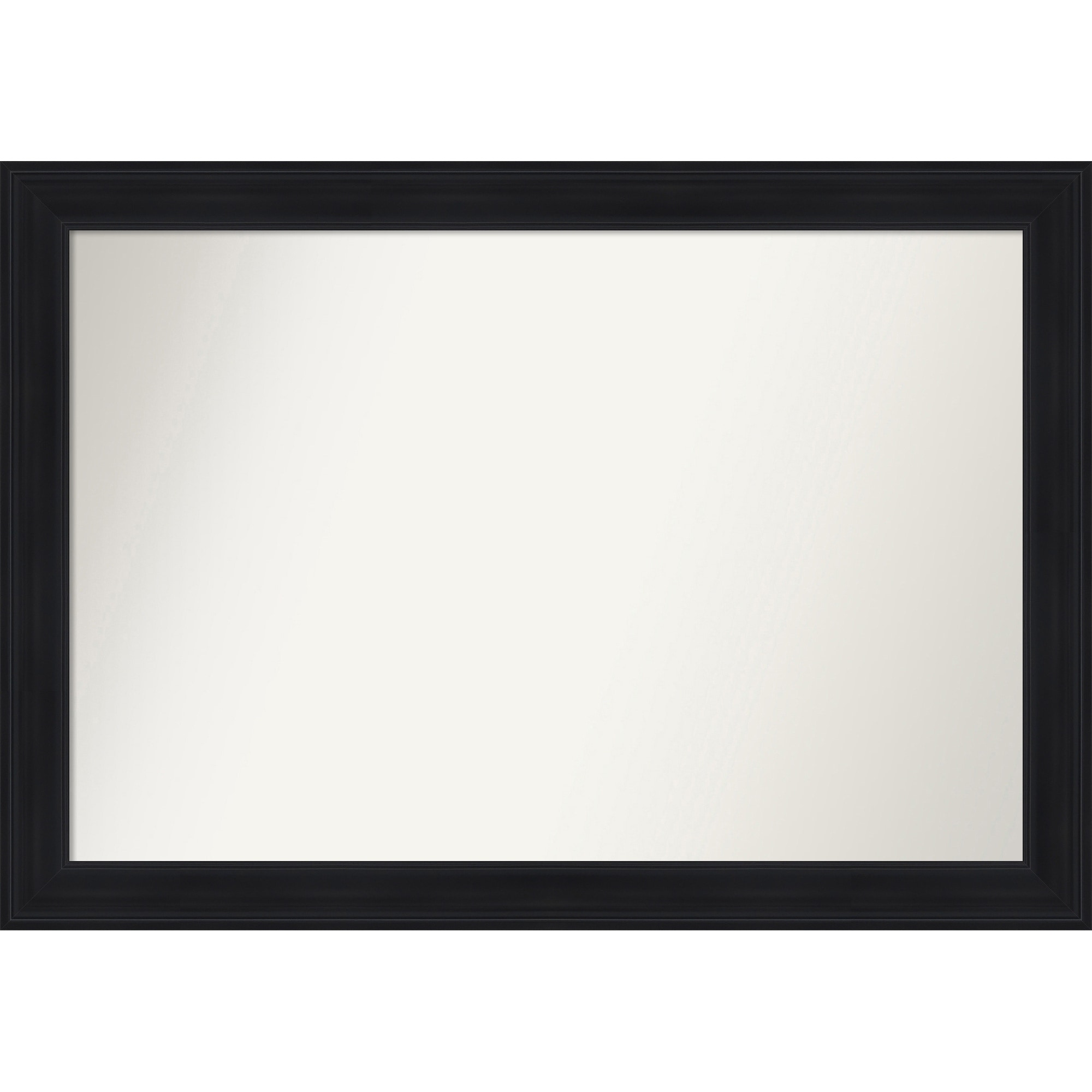 Abbey Black Non-Beveled Framed Wall Mirror - Abbey Black