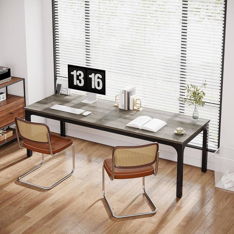 78.7" Extra Long Computer Desk/Table, Work Desk, Double Workstation Desk for Home Office