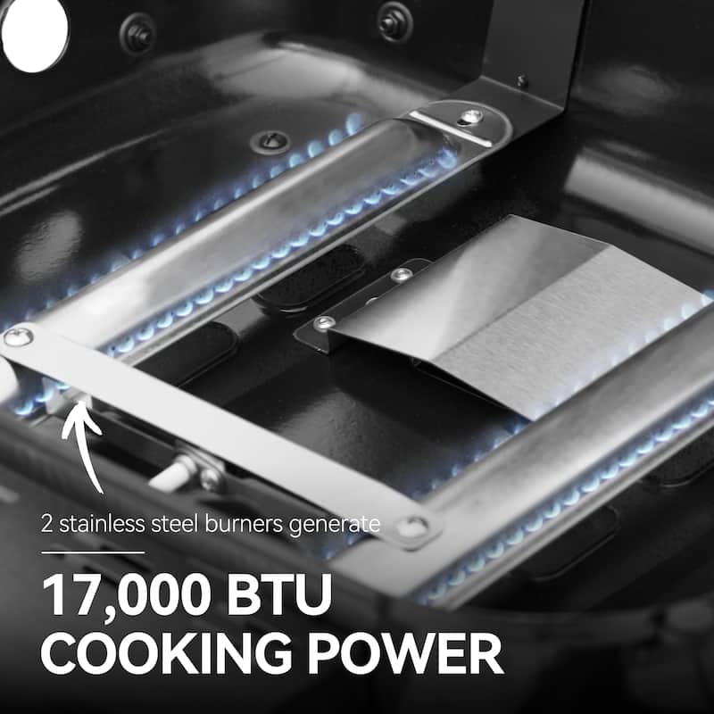 Royal Gourmet 2-Burner Portable , Black