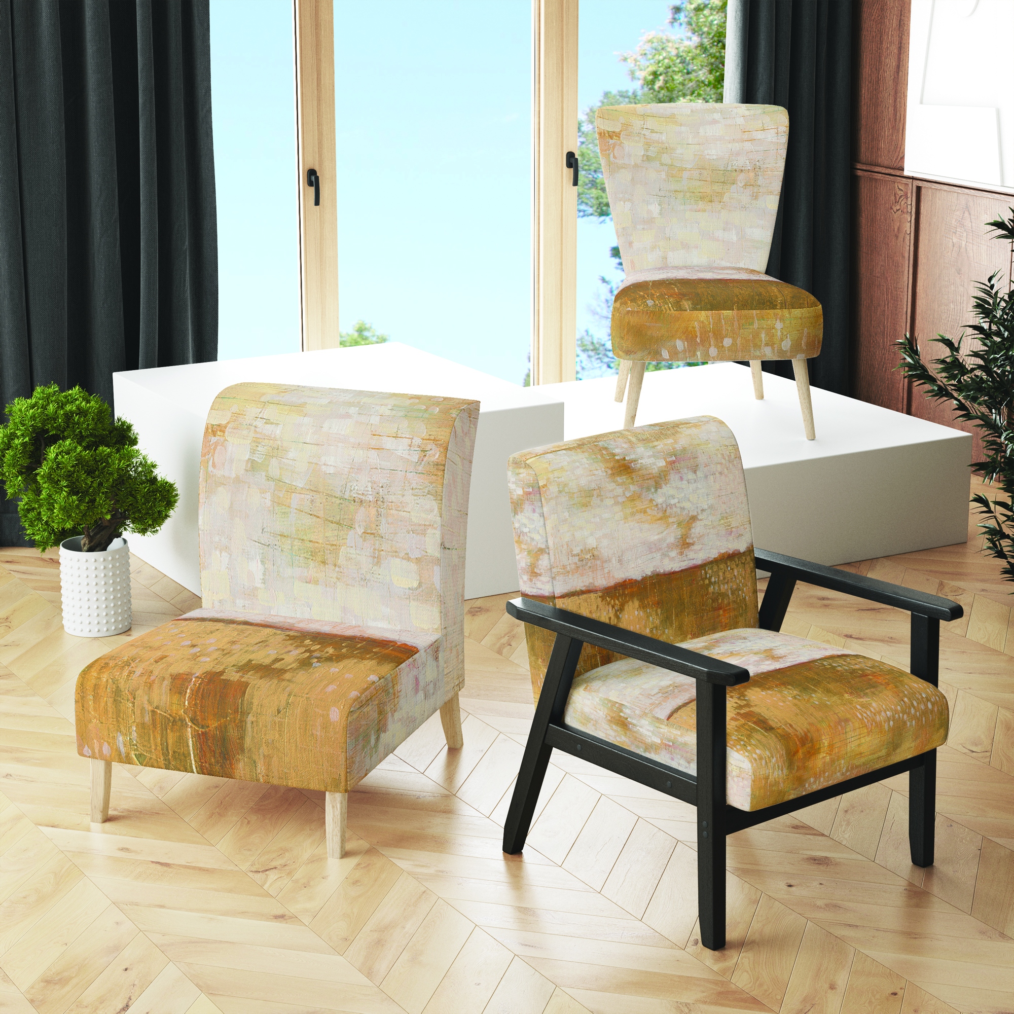 Amber accent online chair