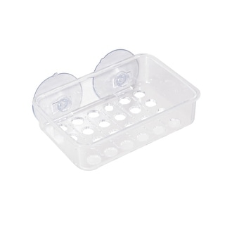 Kenney Plastic Suction Cup Soap or Sponge Dish - Clear