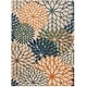 preview thumbnail 65 of 112, Nourison Aloha Floral Modern, Indoor/Outdoor Area Rug 10' x 14' - Blue/Green