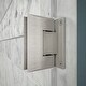 preview thumbnail 9 of 14, DreamLine Unidoor Plus 39 in. W x 30 3/8 in. D x 72 in. H Frameless Hinged Shower Enclosure - 30.38" x 39"
