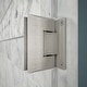 preview thumbnail 12 of 14, DreamLine Unidoor Plus 40 1/2 in. W x 30 3/8 in. D x 72 in. H Frameless Hinged Shower Enclosure - 30.38" x 40.5"