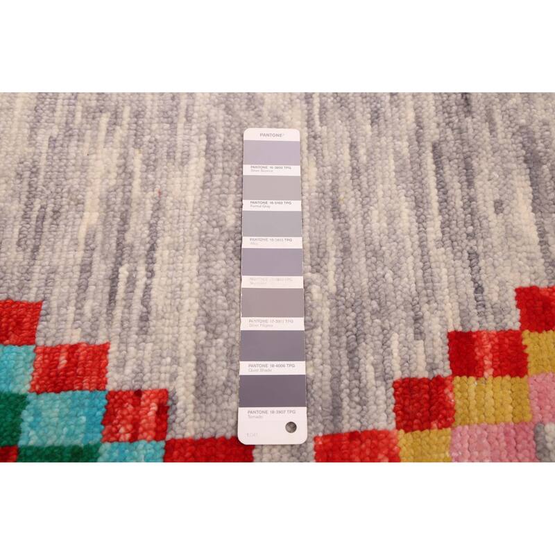 ECARPETGALLERY Hand-knotted Shalimar Grey Wool Rug - 7'11 x 10'0