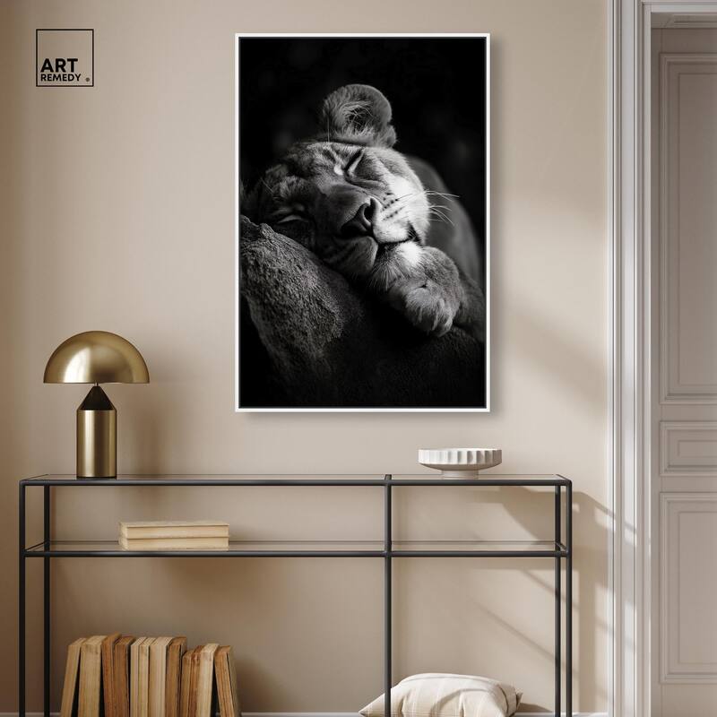 Resting Predator Canvas by Art Remedy