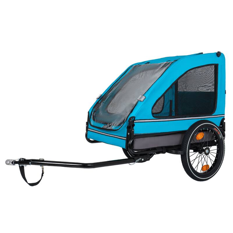 Pet Bike Trailer Dog Cart for Bicycle,Suitable for Small and Medium Pets, Easy Folding Cart Frame, Non-Slip Floor